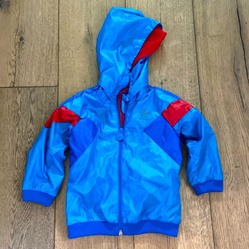 Adidas kids windbreaker sz 18mo